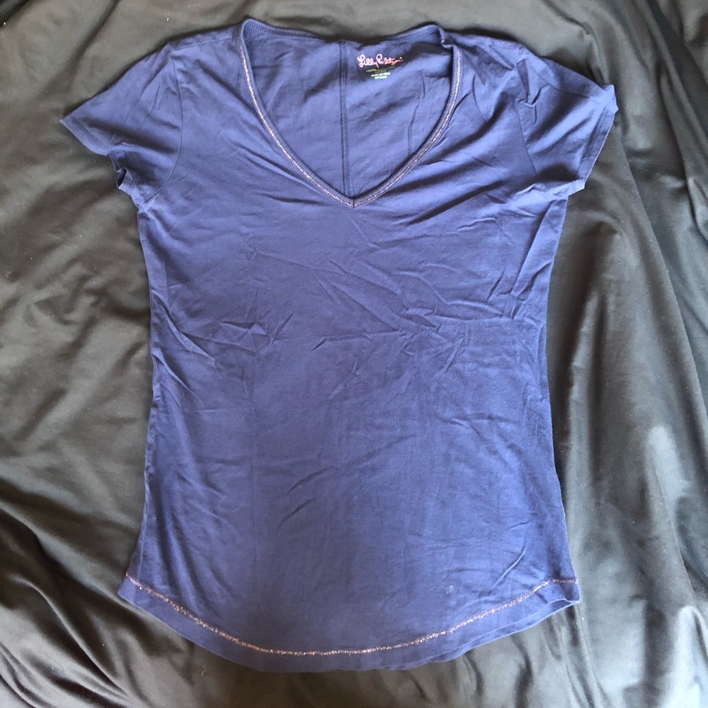 Navy Lilly Pulitzer V neck